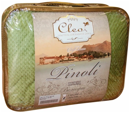 Плед Велсофт  Пиноли 1,5 (серый)