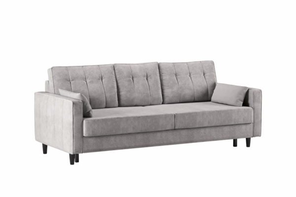 Диван - кровать Арно (Арт. ТД 563 Лаки 02 (серый жемчуг), Лаки 02 (серый жемчуг), Vertical 910 (мол