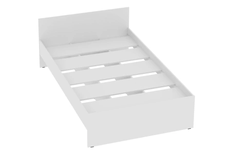 НМ 011.53-02 Кровать ( "Симпл", Белый Фасадный)