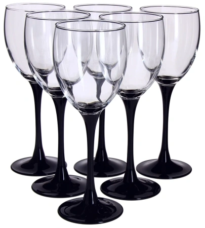 Домино" набор 6-ти бокалов для вина 250мл H8169