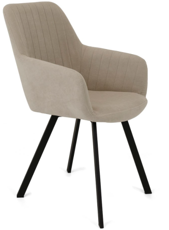 Стул Кампари отстрочка опора R32 (черный) (T-170-бежевый)