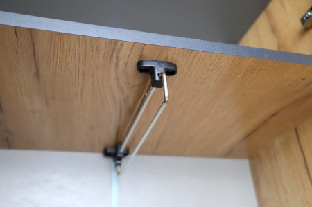 "ОЛЬГА-ЛОФТ 3.1" Шкаф с зеркалом (ФУР) (Дуб Крафт Золотой / Темно Серый)