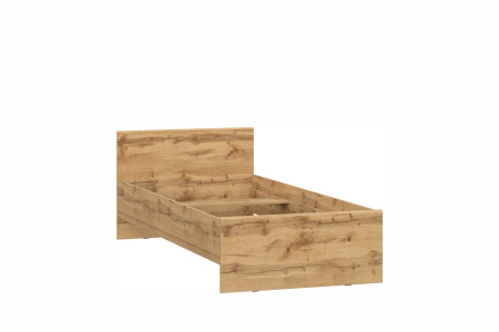 STERN кровать 90х200 Дуб Вотан + Кроватное основание(Ламели на ленте) 900х2000