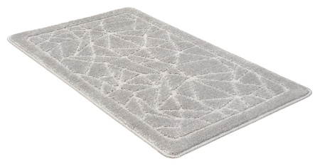 Коврик д/в SHAHINTEX РР 60х100 003 серый 50