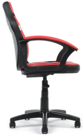 Кресло Chaiman Kids 110 Россия экопремиум  черный/красный