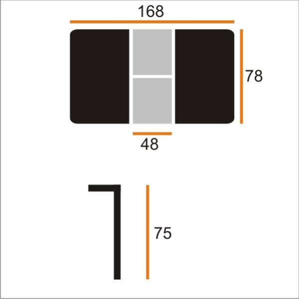 Стол ПЕКИН-2 78х120/168 шелк.камень/муар.чер ВС/524