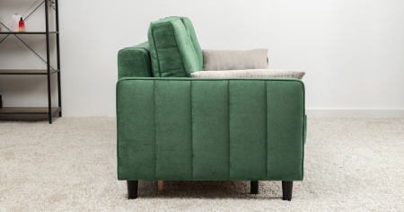 Диван - кровать Арно (Арт. ТД 566 Лаки 20 (хвойный зеленый), Лаки 20 (хвойный зеленый), Vertical 91