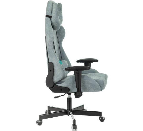 Игровое кресло Zombie Viking Knight Ткань LT-28 серая 670*380*875