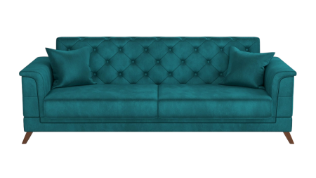 Диван - кровать "Амарант" (велюр тенерифе изумруд)