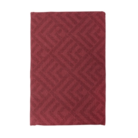 Скатерть декоративная  145х145 "Радушная хозяйка (Традиция)" (Ромбы бордо)