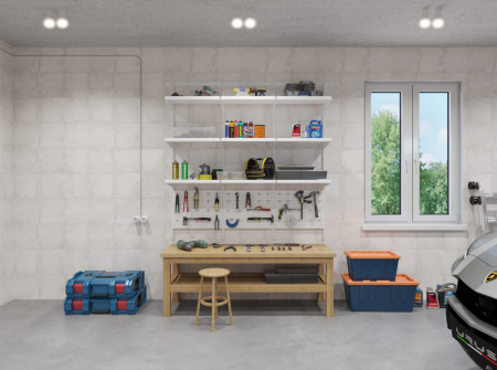 Система хранения над верстаком