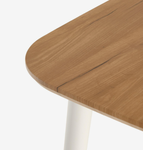 "БОНИ-2" Стол кухонный нераскладной (КОМПЛЕКТ ИЗДЕЛИЯ) (Крафт опора Белый)