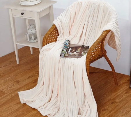 Плед Cleo "ORRIZONTE" велсофт двуспальный 180*200 180/002-OT