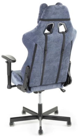 Игровое кресло Zombie Viking Knight Ткань LT-27 темно-синяя 670*380*875