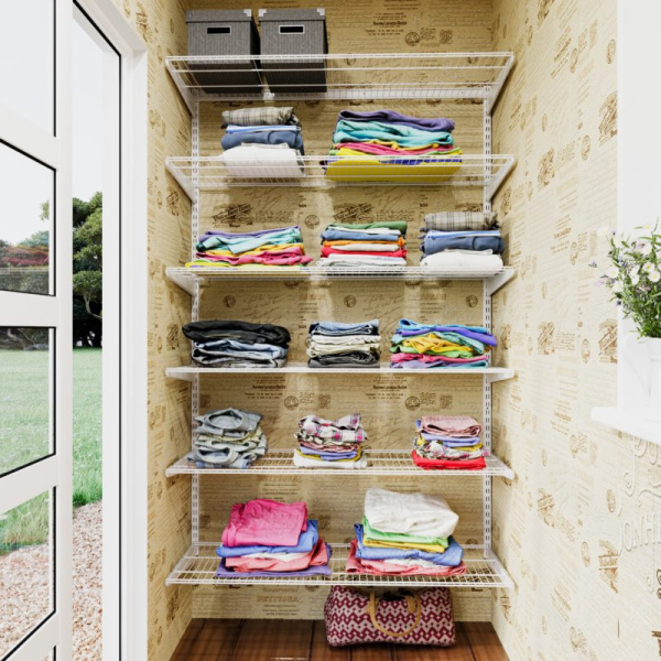 Гардеробная из полок 350