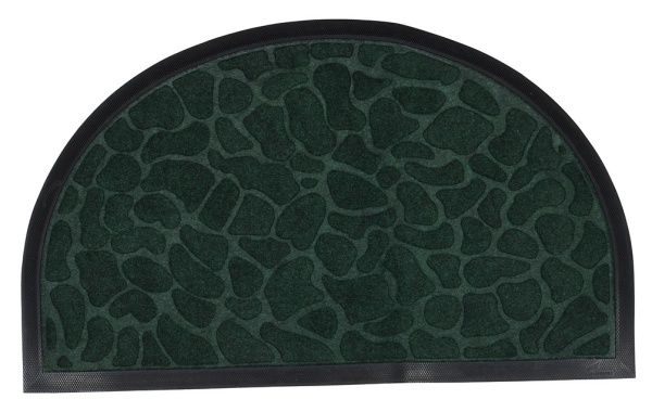 Коврик придверный влаговпитывающий SHAHINTEX MX10S 40*60 (полукруглый) зеленый