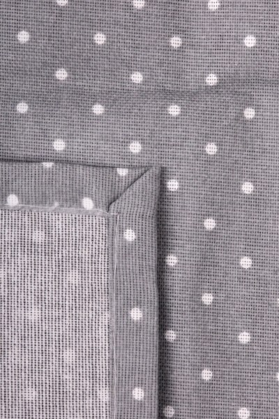 Дорожка декоративная  40х145  "Радушная хозяйка (Традиция)" (Горошек серый)