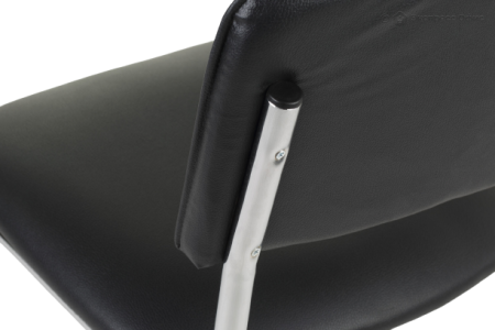 Конференц-кресла Сильвия Экокожа Dollaro 350 черная 640*840*560