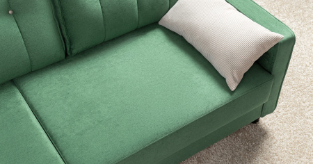 Диван - кровать Арно (Арт. ТД 566 Лаки 20 (хвойный зеленый), Лаки 20 (хвойный зеленый), Vertical 91