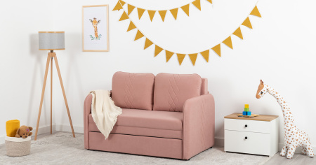 Диван - кровать Юта (120) (Арт. ТД 522 Вивальди 27 (пастельный коралловый), Вивальди 27 (пастельный)