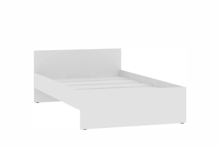 НМ 011.53-02 Кровать ( "Симпл", Белый Фасадный)