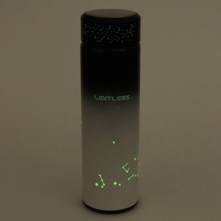 Термос металлический 500 мл "Звездное небо" светящийся в темноте 896-021