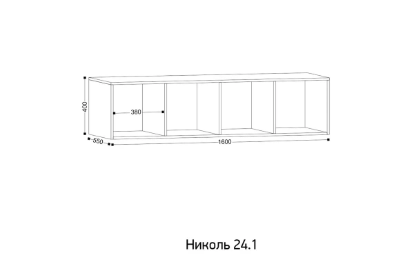 "НИКОЛЬ-24.1" антресоль (Кашемир)