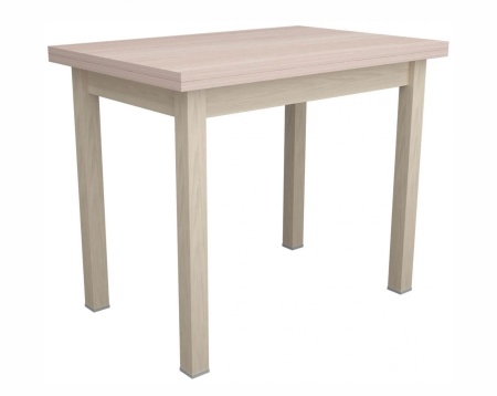 Стол обеденный (прямая нога) 600х900(выбеленная береза, сосна белая)