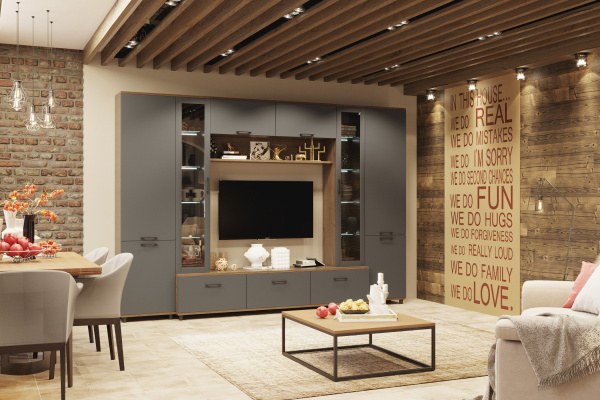 Гостиная "Грейс" Комплектация 3