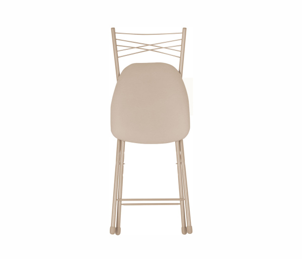 Стул складной "Ника 1" ССН1 1/11 (Слоновая кость/бежевый металлик)