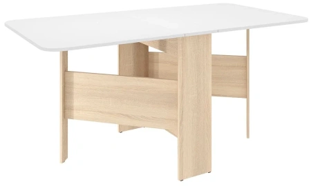 Стол-книжка раскладной "Мечта 2" (Дуб сонома/белый)