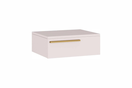 "НИКОЛЬ-31" тумба навесная (ФУР) (КОМПЛЕКТ ИЗДЕЛИЯ) (Сатиновое золото)