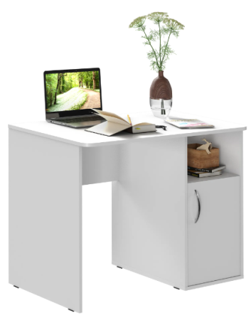 Стол компьютерный CD.1059 Белый 1000х600х750 COMP
