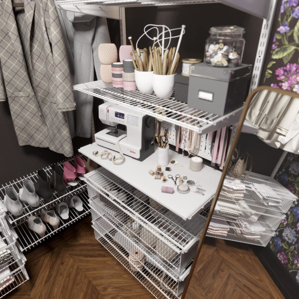 Уютная универсальная гардеробная