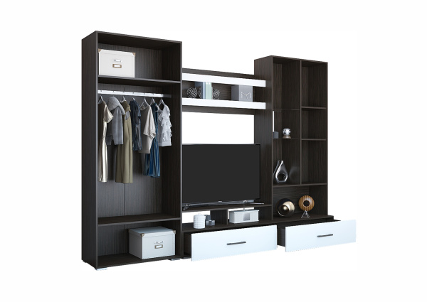 39ГН1 Гоcтиная "Ненси-1" (венге/белый)