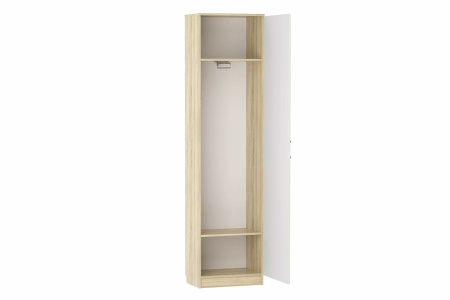 НМ 014.71 Х Шкаф для одежды ("Оливия", Правый, Белое дерево, Дуб Сонома)