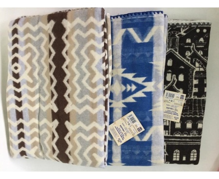 Одеяло байковое 140*205 жаккард