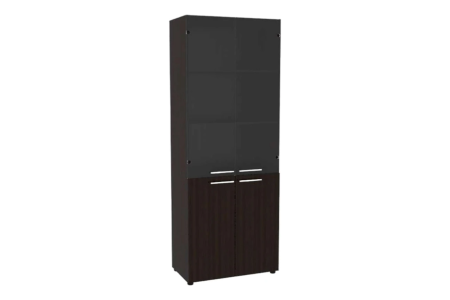 Taim-Max Шкаф комбинированный со стеклом 4Ш.005.3 Венге 798x430x2112