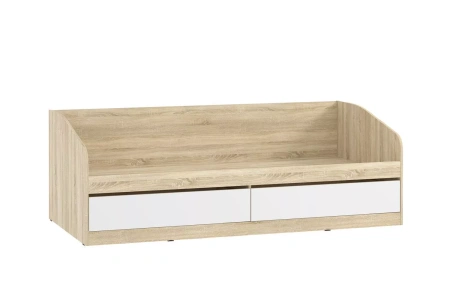 НМ 041.50 Кровать ("Фанк", Белый (КМ),Дуб Сонома)