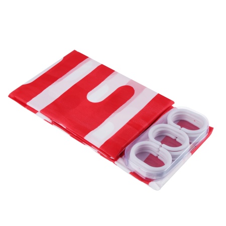 VETTA Шторка для ванной, ПЕВА, 180x180см, "Дождь", 3 цвета 461-042