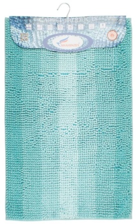 Коврик д/в SHAHINTEX MULTIMAKARON 50*80 голубой