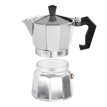 Кофеварка гейзерная, 300мл, алюминий(SGS), пластиковая ручка 850-129