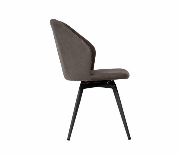 Стул Бьянка опора 360F40 поворотный (черный) (Т173-капучино)