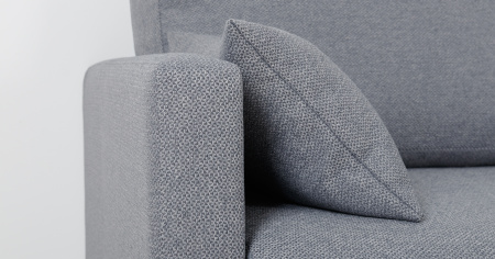 Диван - кровать угловой Дилан (Арт. ТД 423 Сага дарк грей (темно-серый))