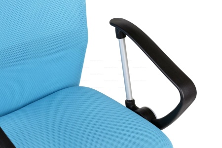 Офисное кресло Leo B chrome Leo B РС900 хром Ткань сетка голубая 650.00х270.00х850.00