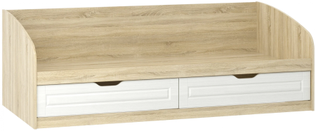 НМ 008.63 Х Кровать (Оливия, Белое дерево, Дуб Сонома)