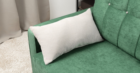 Диван - кровать Арно (Арт. ТД 566 Лаки 20 (хвойный зеленый), Лаки 20 (хвойный зеленый), Vertical 91