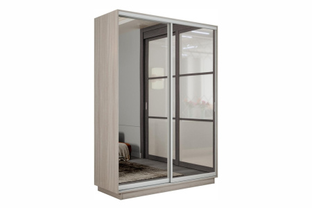 Шкаф купе 2-140 Шимо Светлый (2зр)