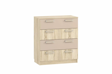 НМ 013.71-01 М Комод (Акварель, Капучино/Дуб сонома, Дуб Сонома)