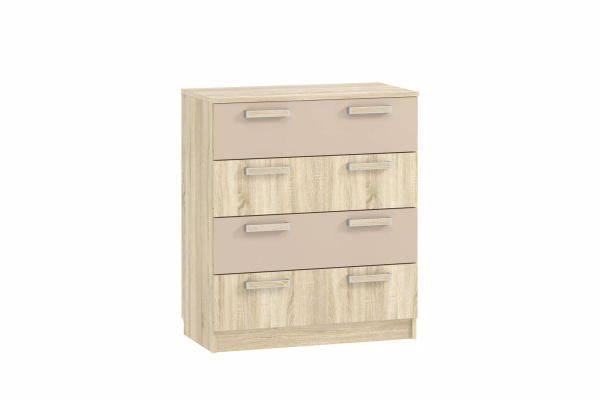 НМ 013.71-01 М Комод (Акварель, Капучино/Дуб сонома, Дуб Сонома)